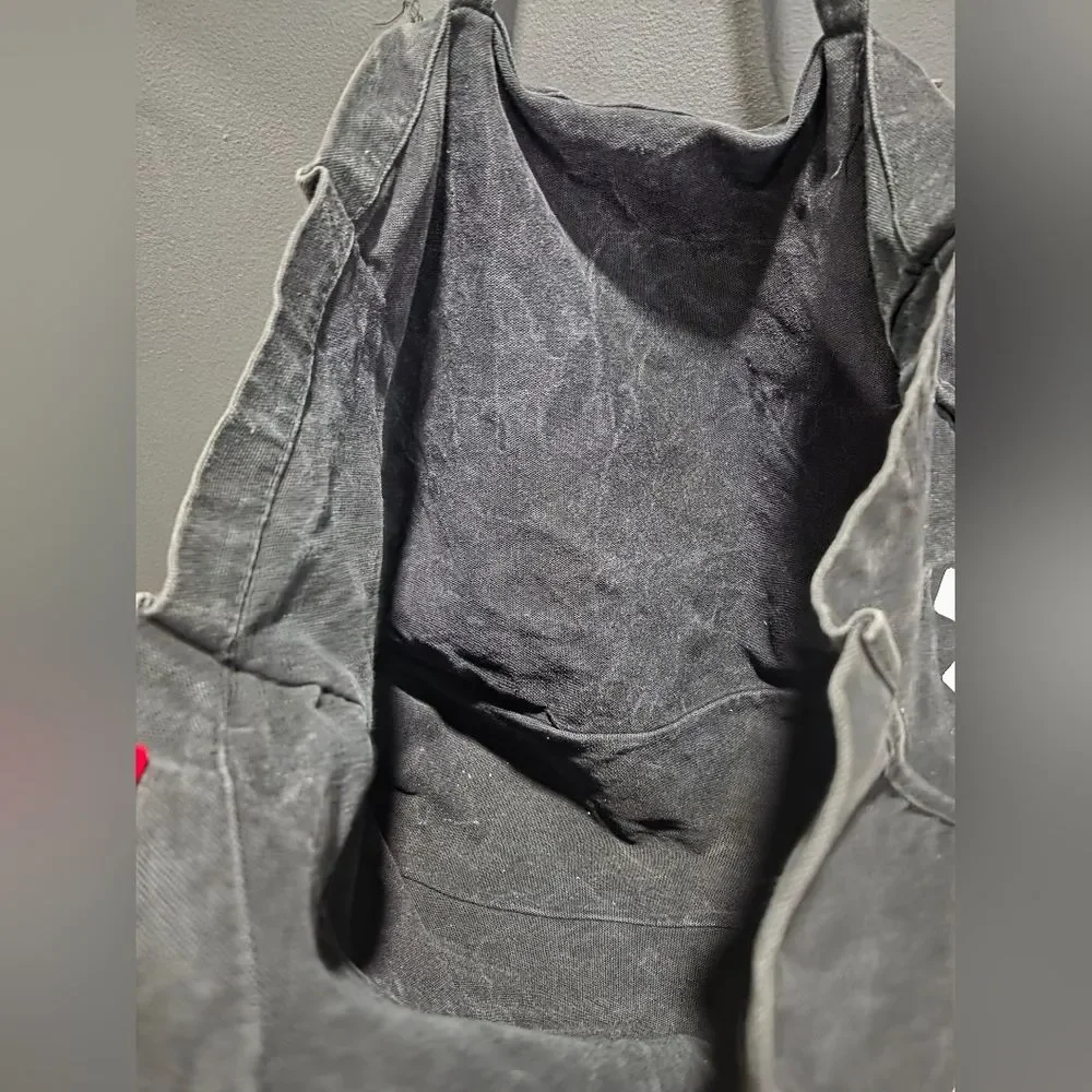 Jimmy Choo x Eric Haze Acid Wash Shopper Tote Bag Limited Edition Cotton 19x15x8